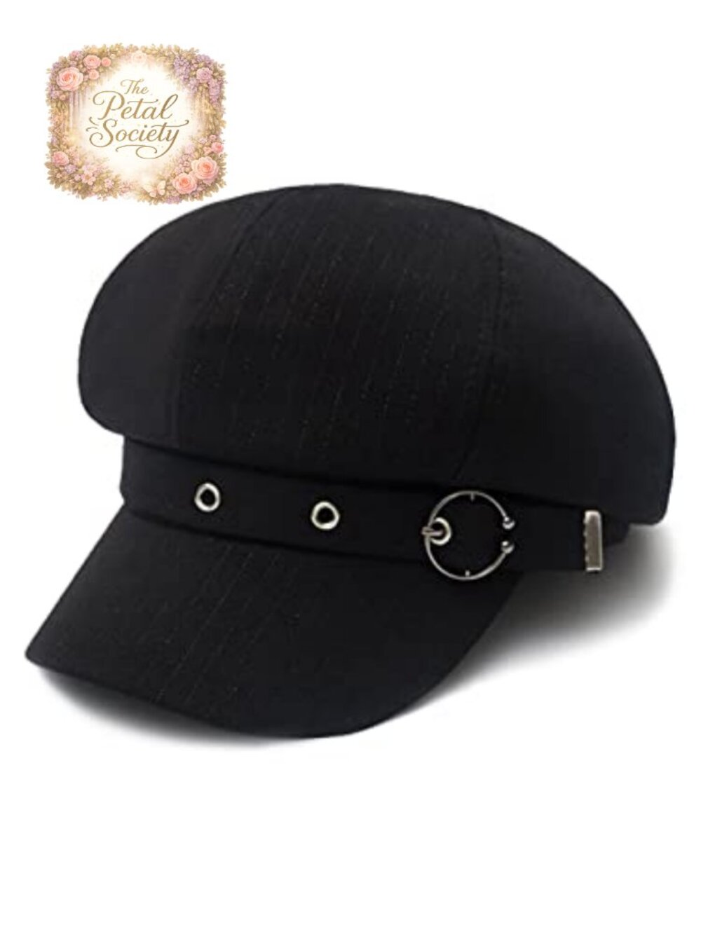 Nanwansu Women's Striped Beret Newsboy Hat Cotton Lightweight Four Seasons Cap